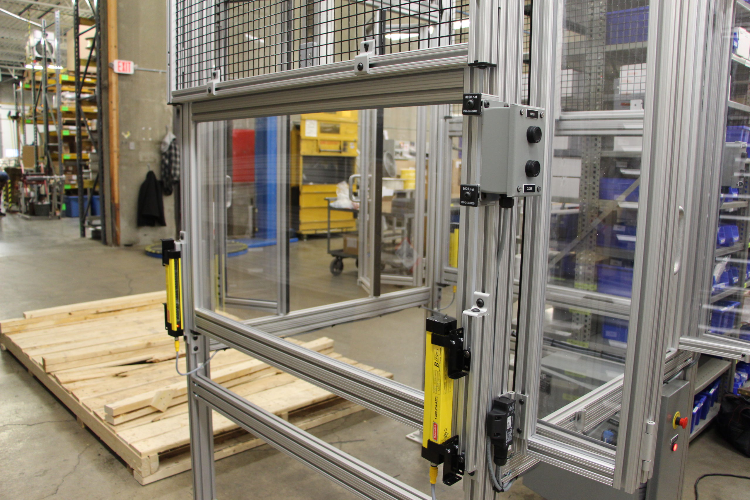 aluminum and steel framing system by 80/20 Inc.
