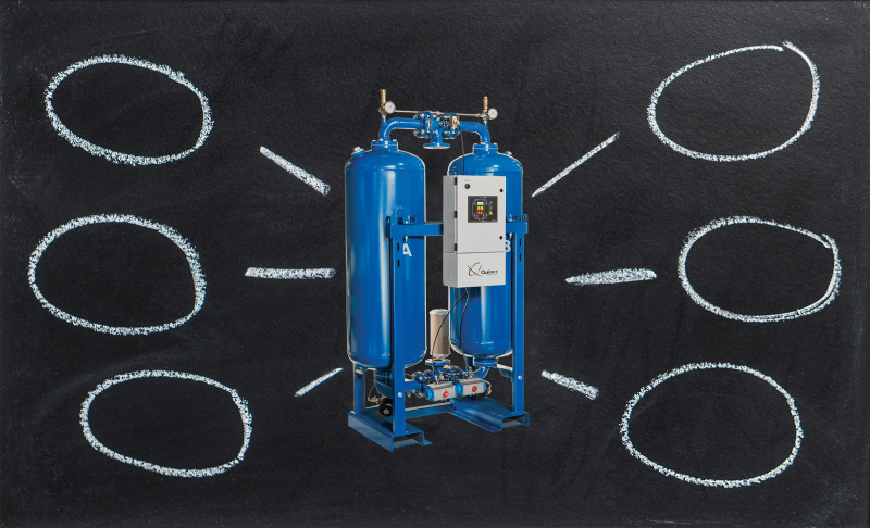 heatless regenerative air dryers