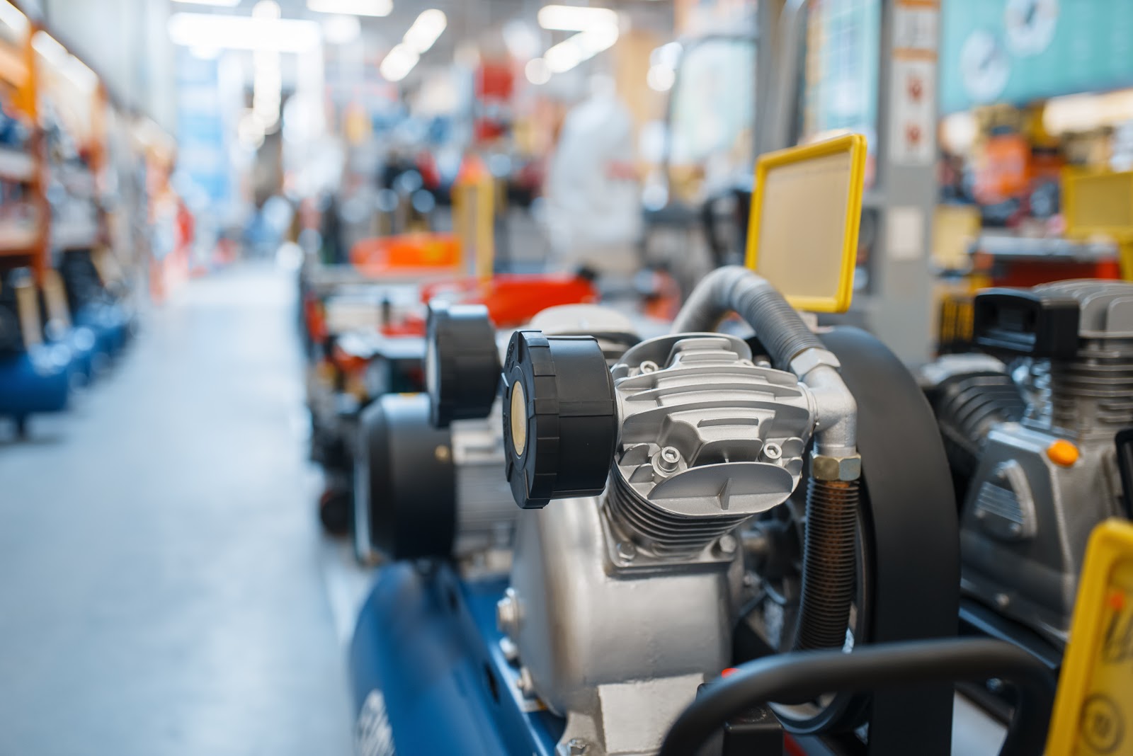 size an industrial air compressor