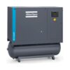 Atlas Copco GA22 Rotary Screw Air Compressor (30 HP, 125 PSI, Receiver-Mounted, w/ Dryer, 208-230/460V 3-Phase)