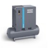 Atlas Copco G18 Rotary Screw Air Compressor (25 HP, 125 PSI, 132-Gal Tank, 208-230/460V 3-Phase)
