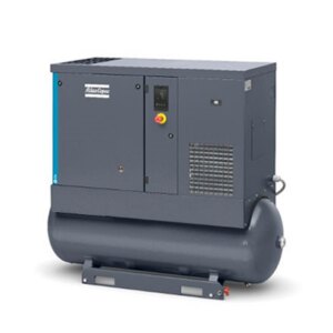 Atlas Copco G7 Rotary Screw Air Compressor (10 HP, 125 PSI, 120-Gal Tank, 208-230/460V 3-Phase)