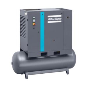Atlas Copco G11 Rotary Screw Air Compressor (15 HP, 125 PSI, 120-Gal Tank, w/ Dryer, 208-230/460V 3-Phase)