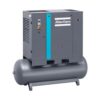 Atlas Copco G15 Rotary Screw Air Compressor (20 HP, 125 PSI, 120-Gal Tank, w/ Dryer, 208-230/460V 3-Phase)