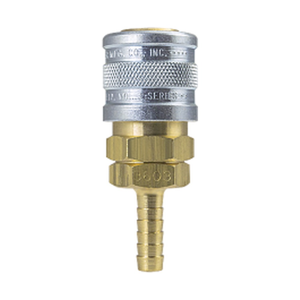 Foster 3603S/S 1/4 in. Industrial Manual Quick Coupler, 1/4 in. Hose Barb