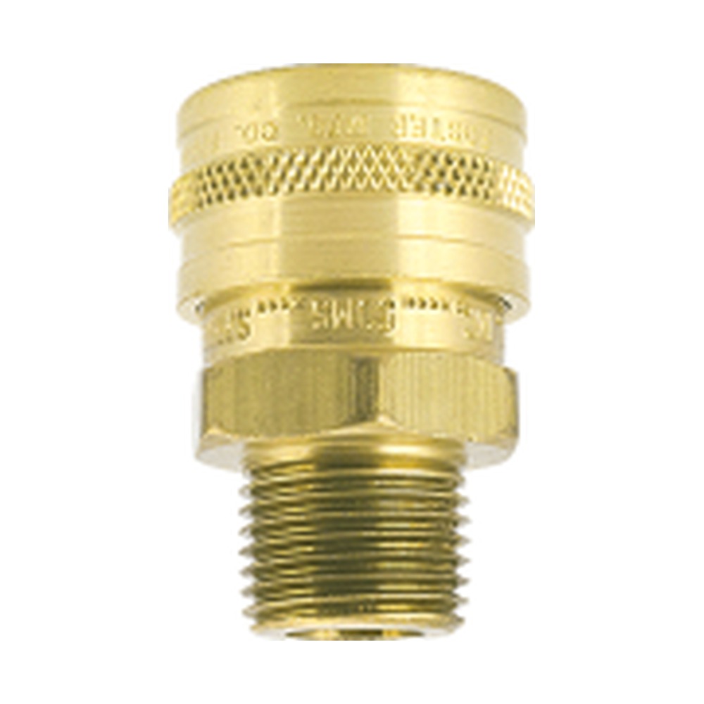 Foster 50MS 1/2 in. FST Straight-Thru Quick Coupler, 1/2 in. NPT Male