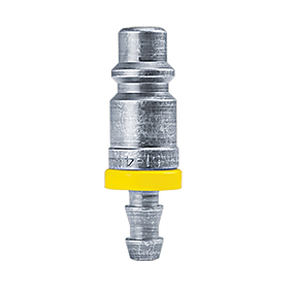 Foster 71-4 3/8 in. Industrial Quick Coupler Plug, 3/8 in. Push-On Hose Barb