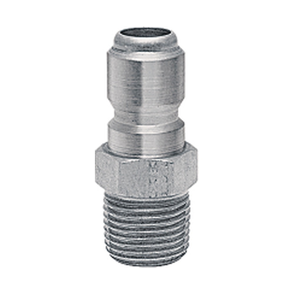 Foster 75MP 3/4 in. FST Straight-Thru Quick Coupler Plug, 3/4 in. NPT Male