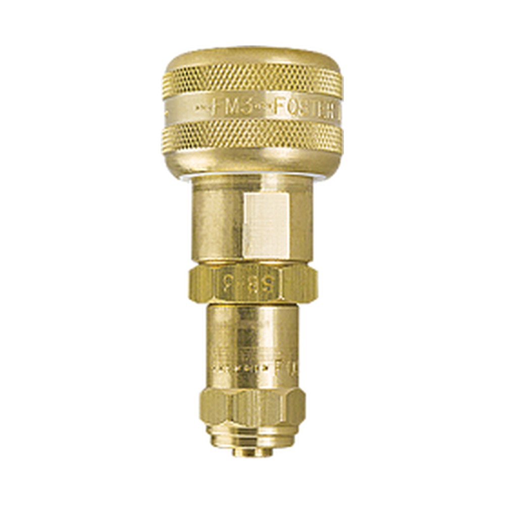Foster B-2BH2-B 1/4 in. Industrial Automatic Quick Coupler, 1/4 in. ID x 5/8 in. OD Hose Clamp