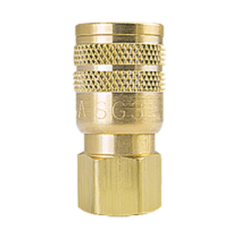Foster B-2CF1-B 1/4 in. Industrial Sleeve Guard Quick Coupler, 1/8 in. NPT Female