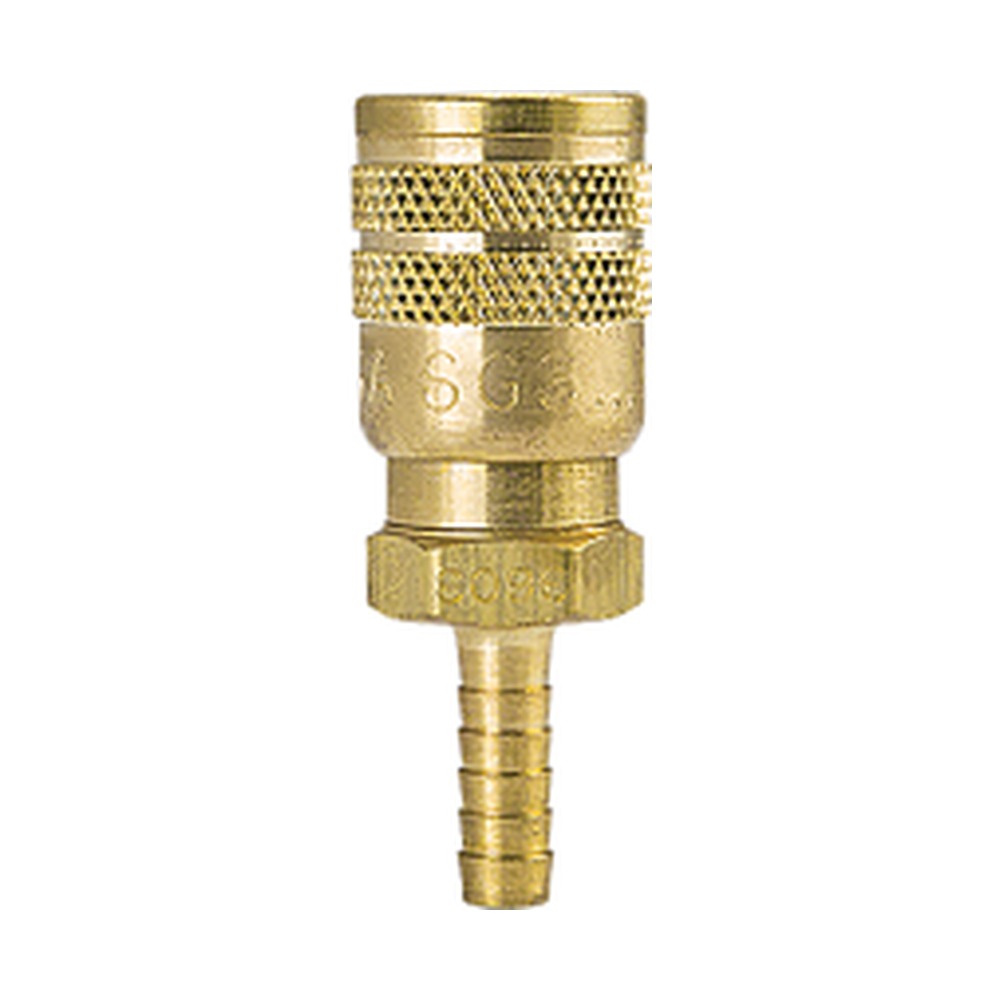 Foster B-2CS2-B 1/4 in. Industrial Sleeve Guard Quick Coupler, 1/4 in. Hose Barb