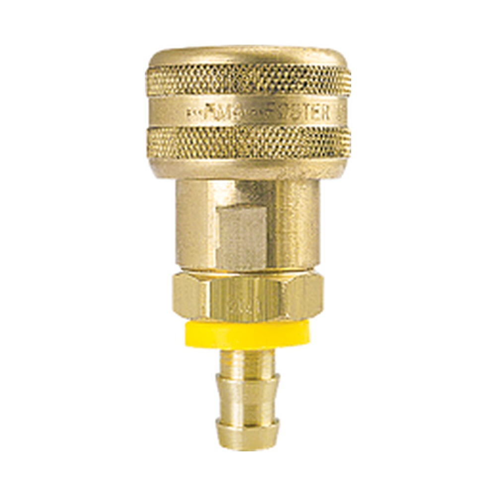 Foster B-3BPS3-B-SL 3/8 in. Industrial Sleeve Lock Automatic Quick Coupler, 3/8 in. Push-On Hose Barb