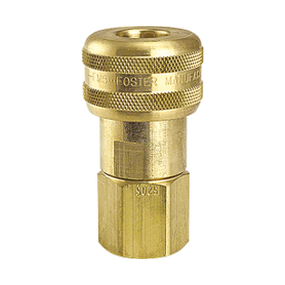 Foster B-4BF3-B 1/2 in. Industrial Automatic Quick Coupler, 3/8 in. NPT Female