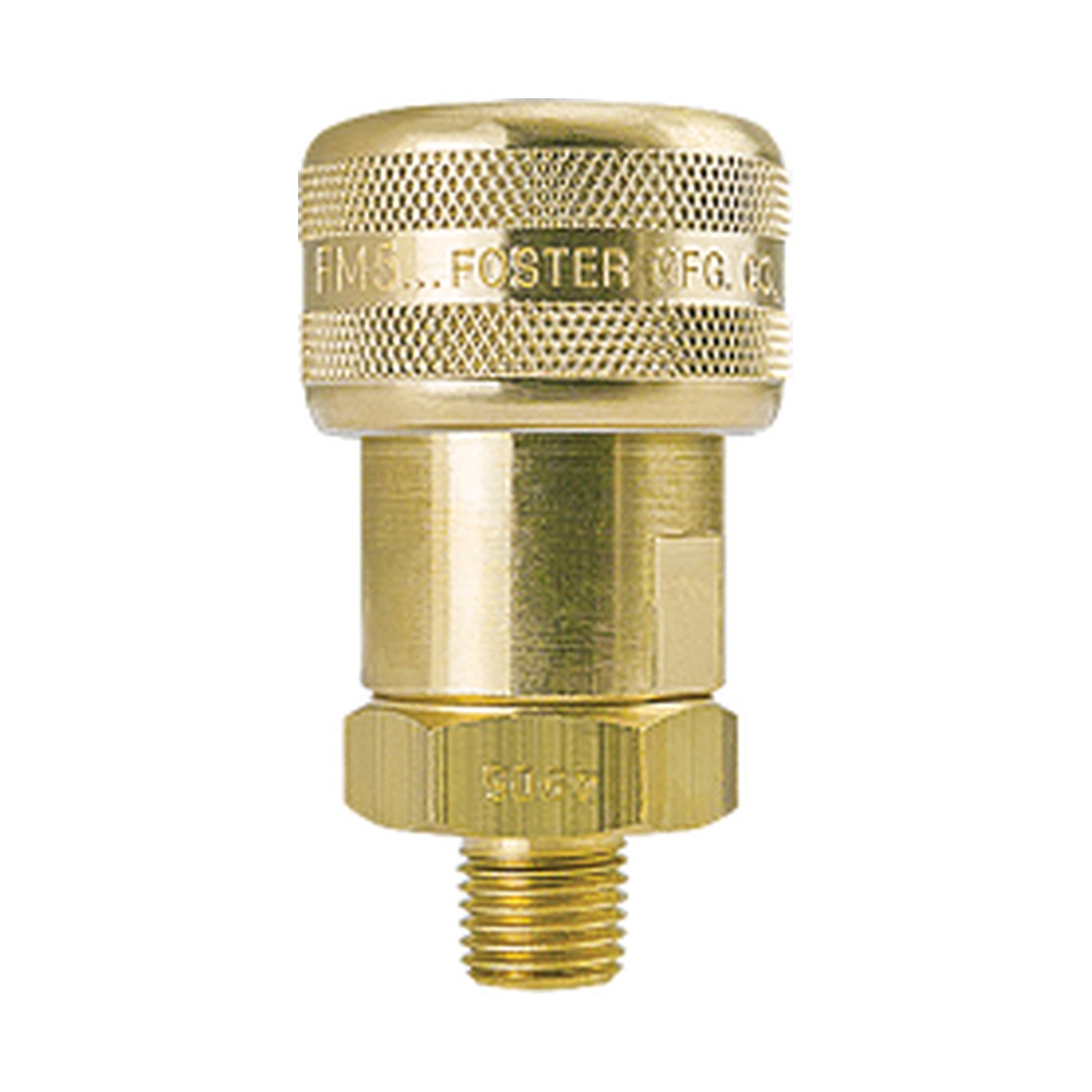 Foster B-4BM4-B 1/2 in. Industrial Automatic Quick Coupler, 1/2 in. NPT Male