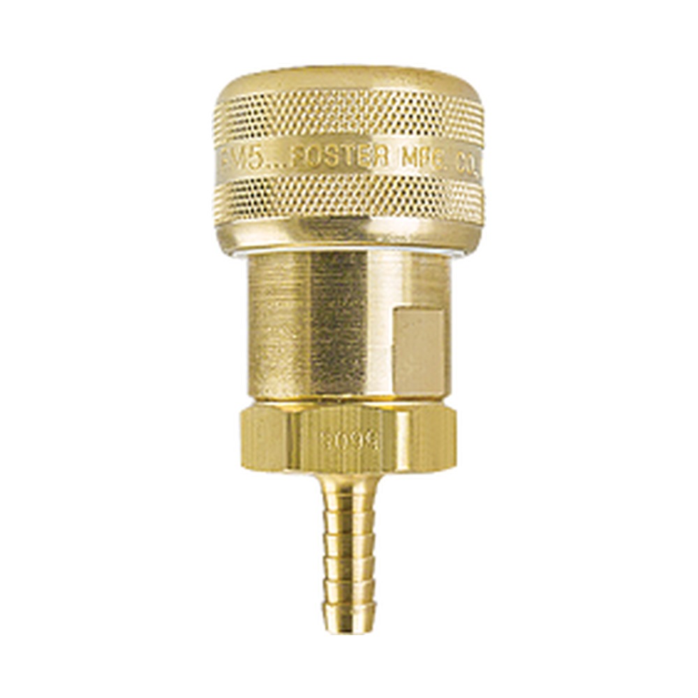 Foster B-4BS4-B-SL 1/2 in. Industrial Sleeve Lock Automatic Quick Coupler, 1/2 in. Hose Barb