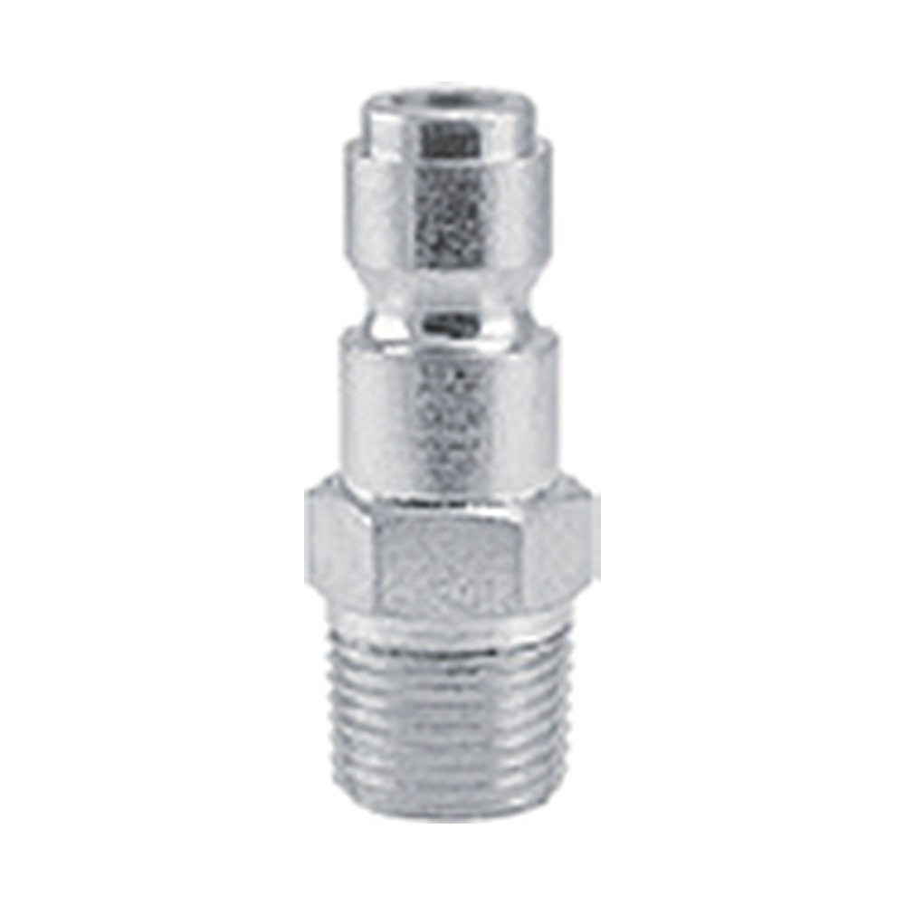 Foster B-J3M2-S 3/8 in. Tru-Flate Quick Coupler Plug, 1/4 in. NPT Male