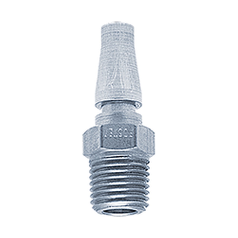 Foster B-TL4M4-S 1/2 in. Schrader Quick Coupler Plug, 1/2 in. NPT Male