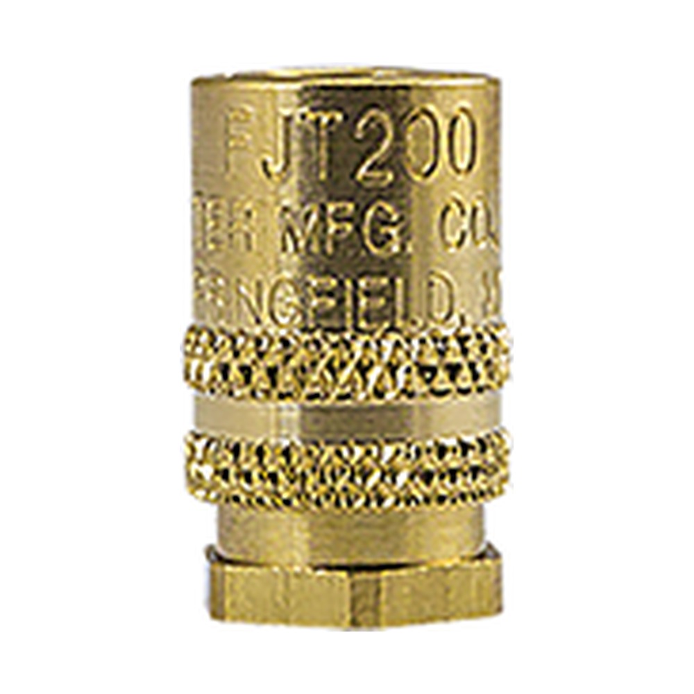 Foster BLFS300 3/8 in. FJT Straight-Thru Ball Lock Quick Coupler, 1/4 in. NPT Female