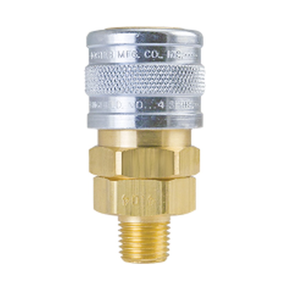 Foster D441 3/8 in. Industrial Manual Quick Coupler, 1/4 in. NPT Male