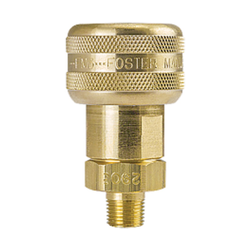 Foster FM3103S 1/4 in. Industrial Automatic Quick Coupler, 1/4 in. NPT Male