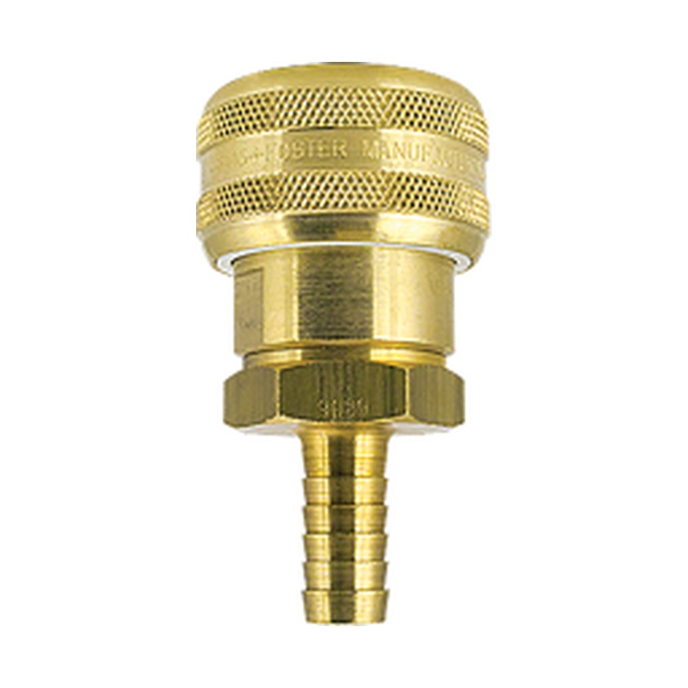 Foster FM6806 3/4 in. Industrial Automatic Quick Coupler, 1/2 in. Hose Barb