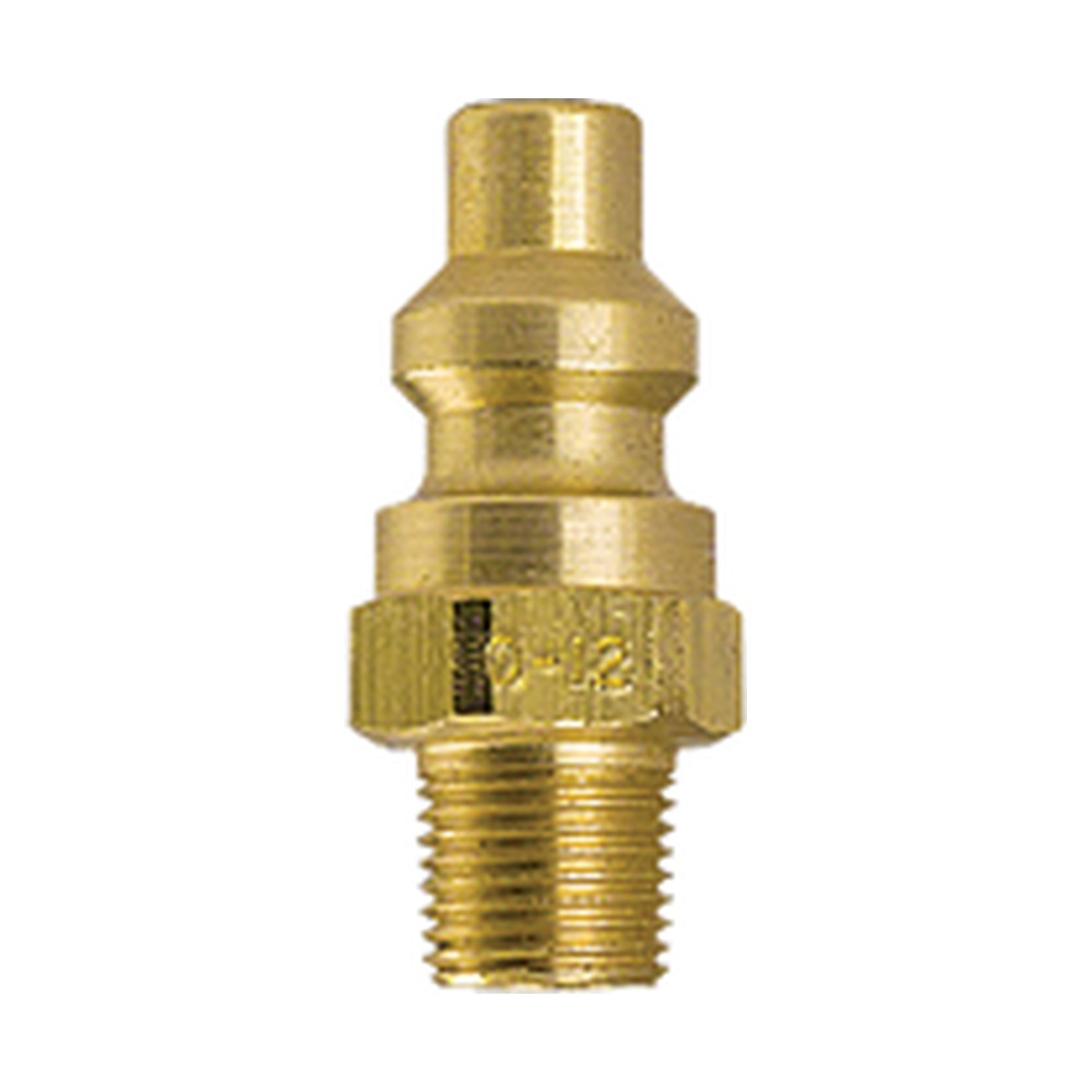 Foster O-12 1/4 in. Hansen 600 Quick Coupler Plug, 1/8 in. NPT Male