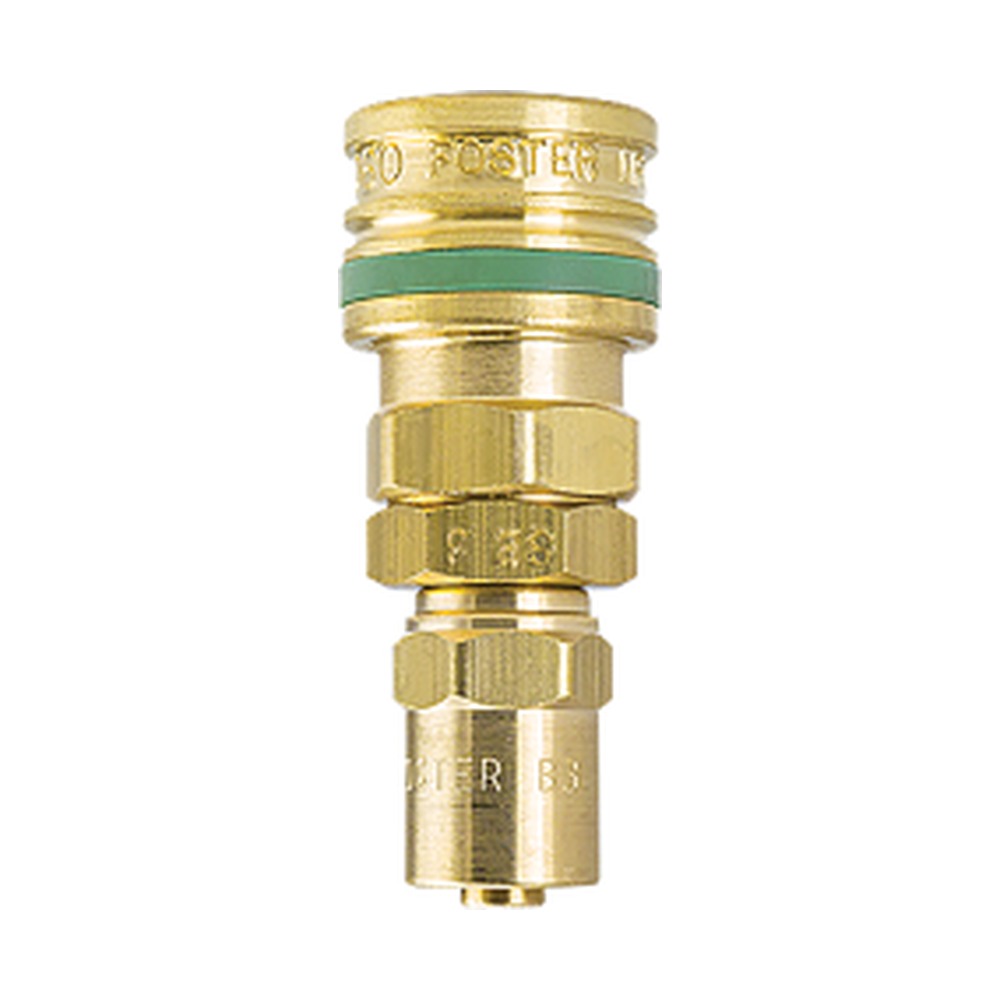 Foster O-SD11 1/4 in. Hansen 600 Quick Coupler, 3/8 in. ID x 3/4 in. OD Hose Clamp