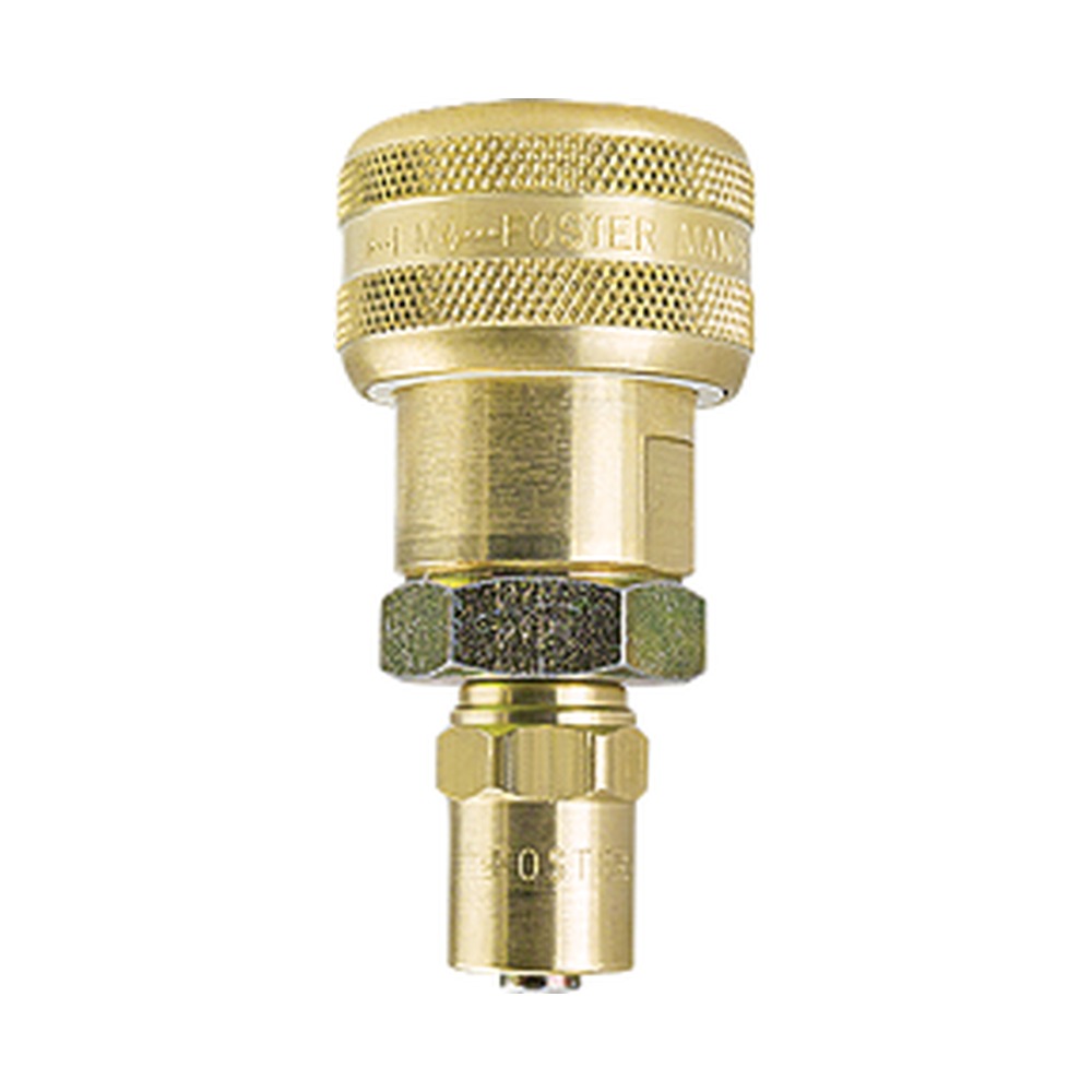 Foster SLSD7-4 3/8 in. Industrial Sleeve Lock Automatic Quick Coupler, 3/8 in. ID x 5/8 in. OD Hose Clamp