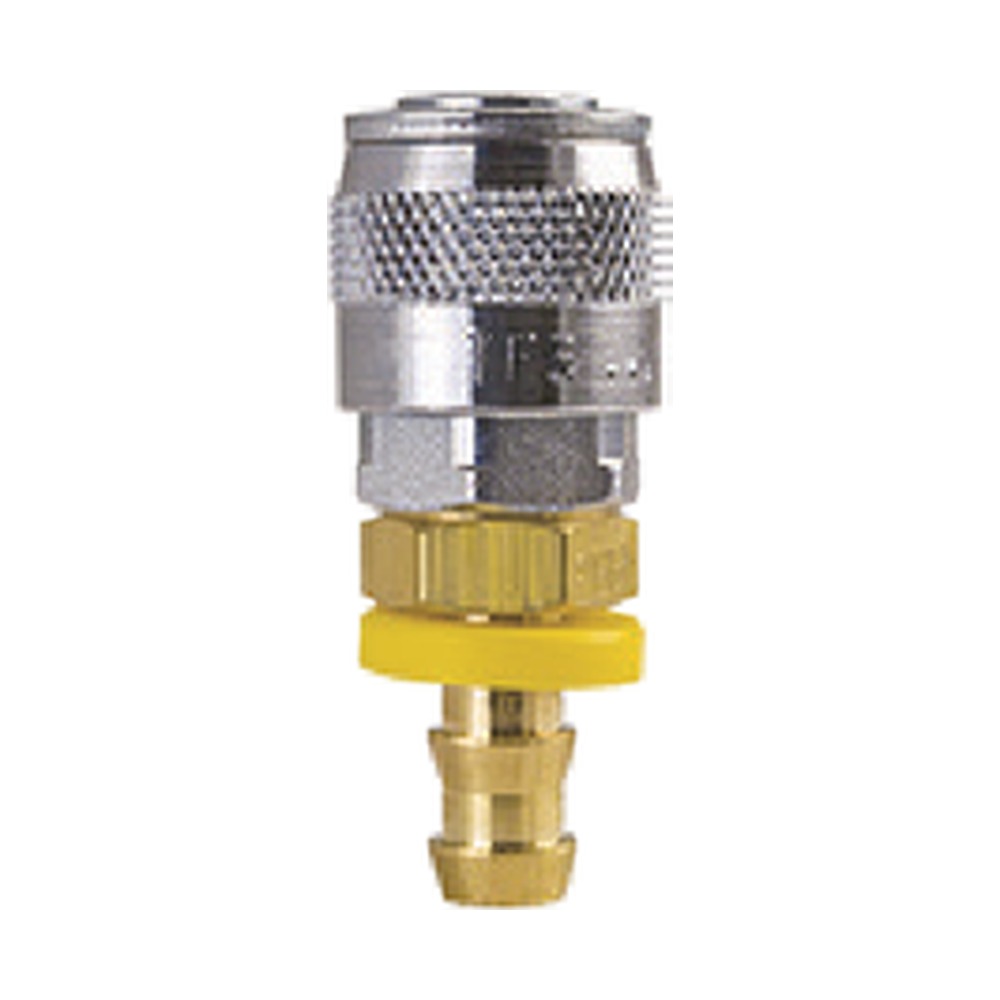 Foster TF1814 3/8 in. Tru-Flate Automatic Quick Coupler, 1/2 in. Push-On Hose Barb