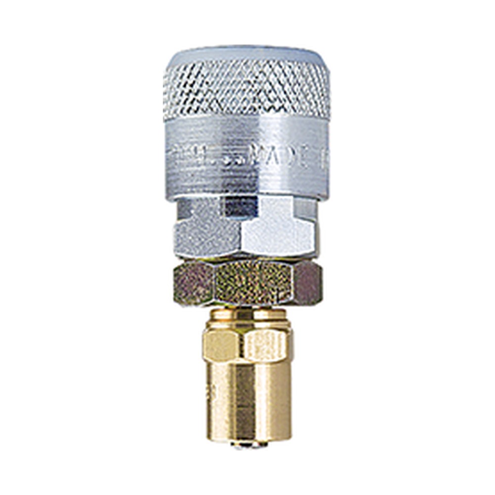 Foster TFSB74 3/8 in. Tru-Flate Automatic Quick Coupler, 1/4 in. ID x 5/8 in. OD Hose Clamp