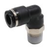 Pisco PL1/2-N3U Push-In Male Swivel Elbow, 1/2 in. Tube x NPT 3/8