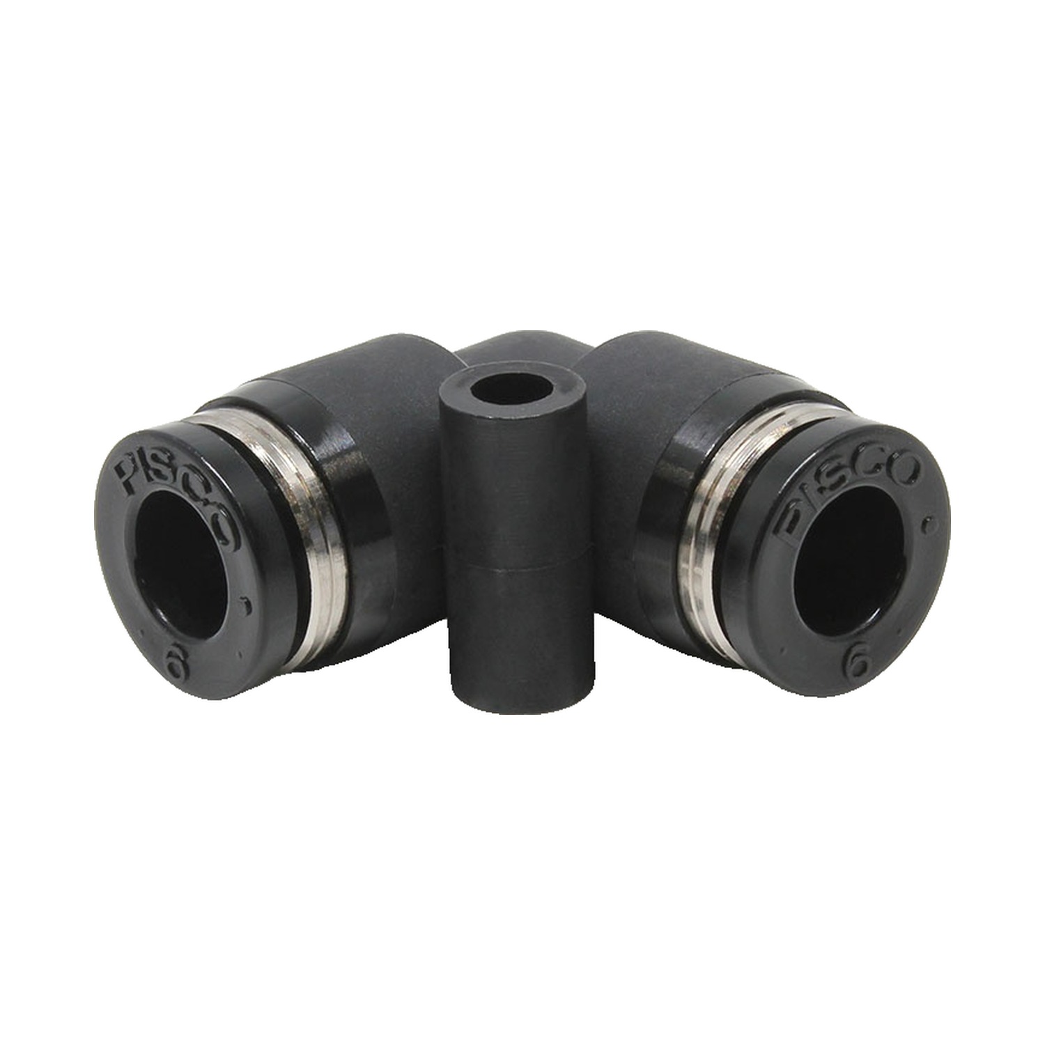 Pisco PV4 Union Elbow Push-to-Connect Fitting, 4 mm Tube
