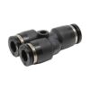 Pisco PY1/4M Mini Union Y Push-to-Connect Fitting, 1/4 in. Tube