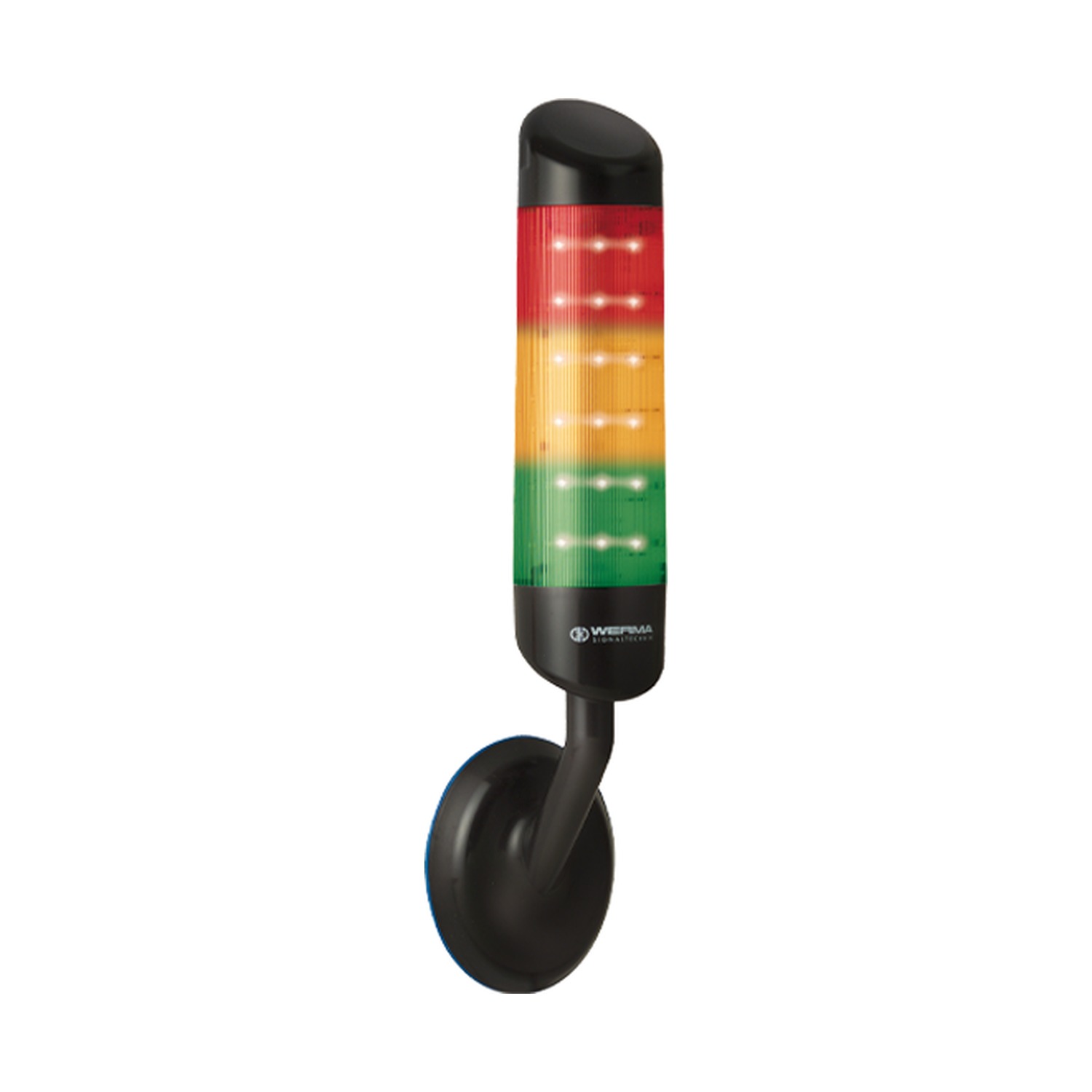 WERMA CleanSIGN Hygienic LED Signal Tower (24 V, Buzzer, IP69K)